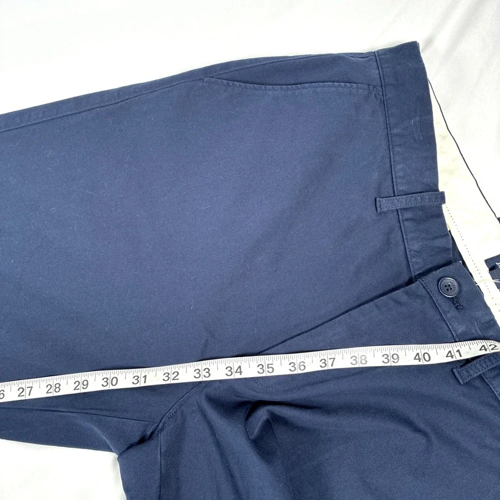 New Mens J. Crew Straight Flex Chino Pants Size 35x32 NWT Navy